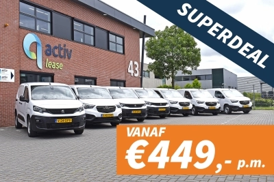 SUPERDEAL! Opel Combo-e en Peugeot e-Partner DIRECT uit voorraad leverbaar!