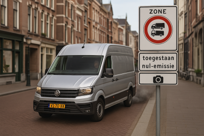 Vanaf vandaag boetes in zero-emissiezones, mag uw bestelauto de stad nog in?